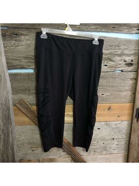 MAURICES Plus Size 1(1X) Black Compression Activewear Leggings